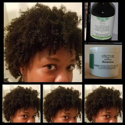 Restoration package with Black castor oil & Black seed oil (Oil 2 oz Moisturizer 4 oz)